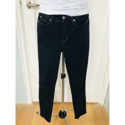 CAMBIO skinny jeans Parla, donkerblauw clean model, maat 38