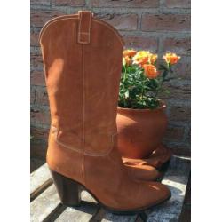 leren cowboy western laarzen 41 Vero Cuoio volledig leer
