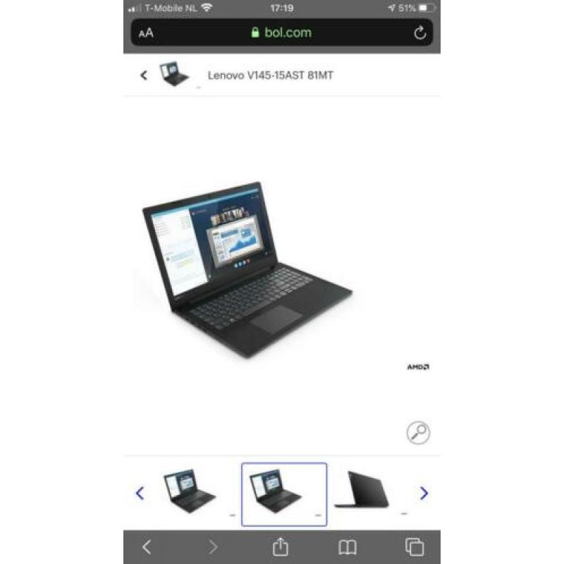 Lenovo V145-15AST A9 / 3.1 GHz nieuwe laptop