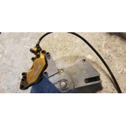 Honda CBR 600 F4I stuntparts complete kit.
