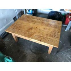 Grenen salontafel