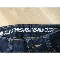 Mooie blauw skinny spijkerbroek Vila Clothes W26 L32 mt S