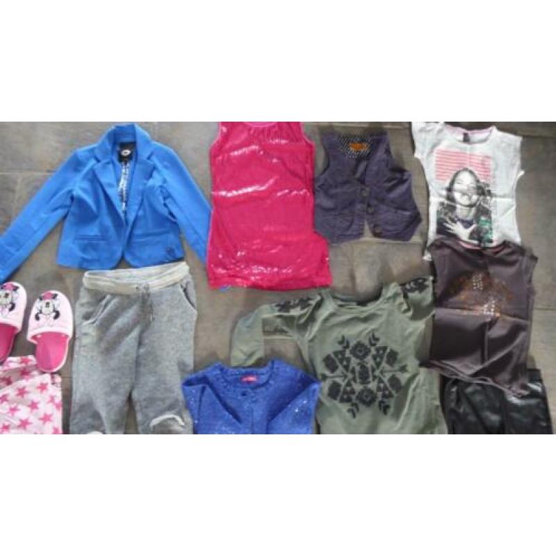 Kledingpakket meisje 19 delig maat 128 / 134 kleding pakket