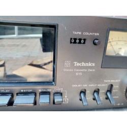 Technics Stereo cassette Deck 615 - Vintage cassettespeler