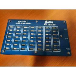Uitverkoop!! Block erupter 49 port usb 2.0 hub voor €225,-!