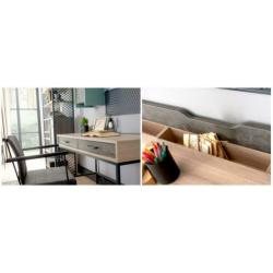 Stoere Tienerkamer Iron Bed,Twijfelaar,Bureau,Kast enz