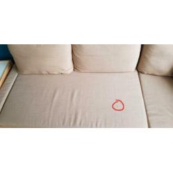 Friheten hoekbank/slaapbank Beige
