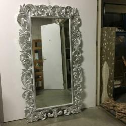 Barok Spiegel - houten lijst - zilver- 180 x 100cm-TTM Wonen