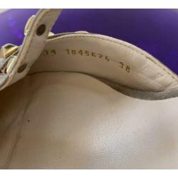 Suède beige slingbacks van LODI maat 38