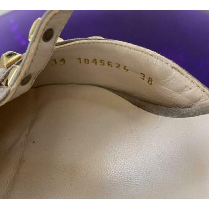 Suède beige slingbacks van LODI maat 38