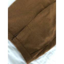 Broek xs oker geel wijde pijp soaked in luxury