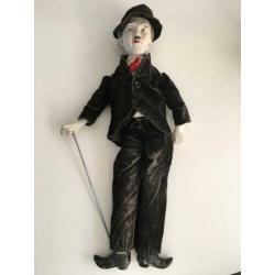 Zeldzame brocante pop van Charlie Chaplin
