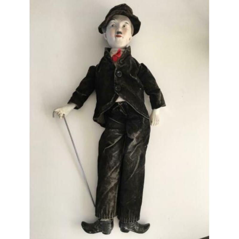 Zeldzame brocante pop van Charlie Chaplin