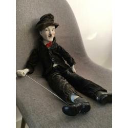 Zeldzame brocante pop van Charlie Chaplin