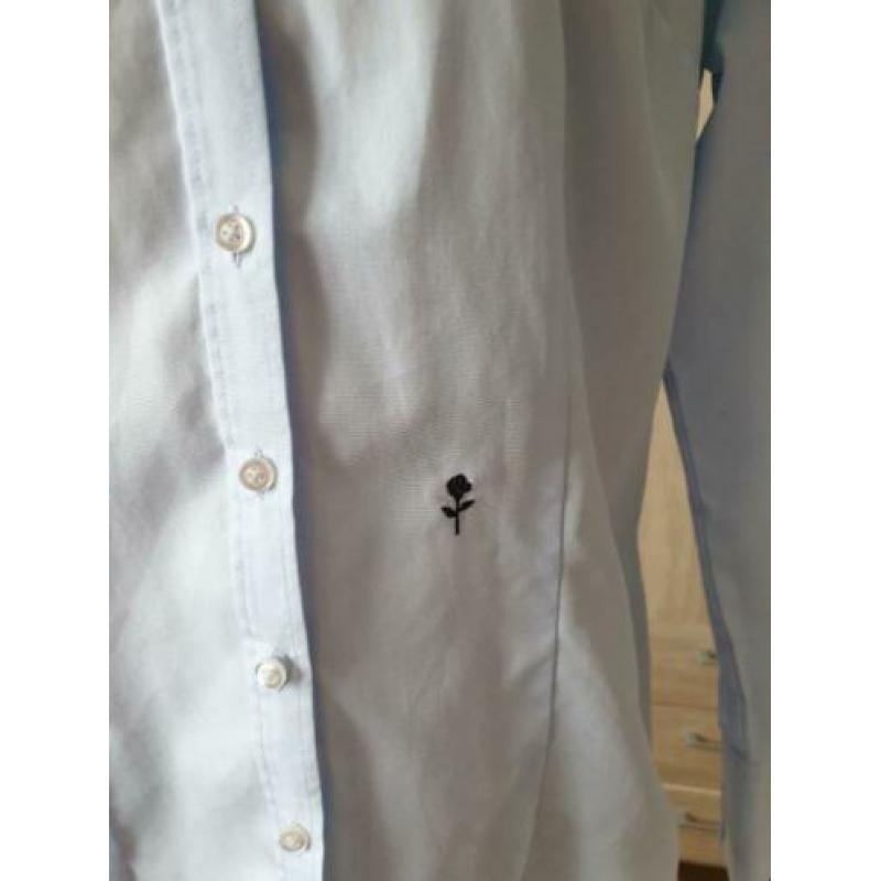 Seidens Ticker lichtblauwe blouse maat 42
