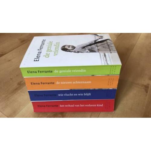 Elena Ferrante De 4 Napolitaanse romans De geniale vriendin