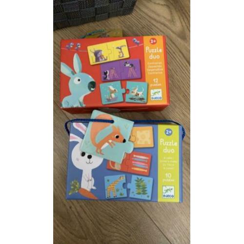 Twee maal Djeco puzzel duo