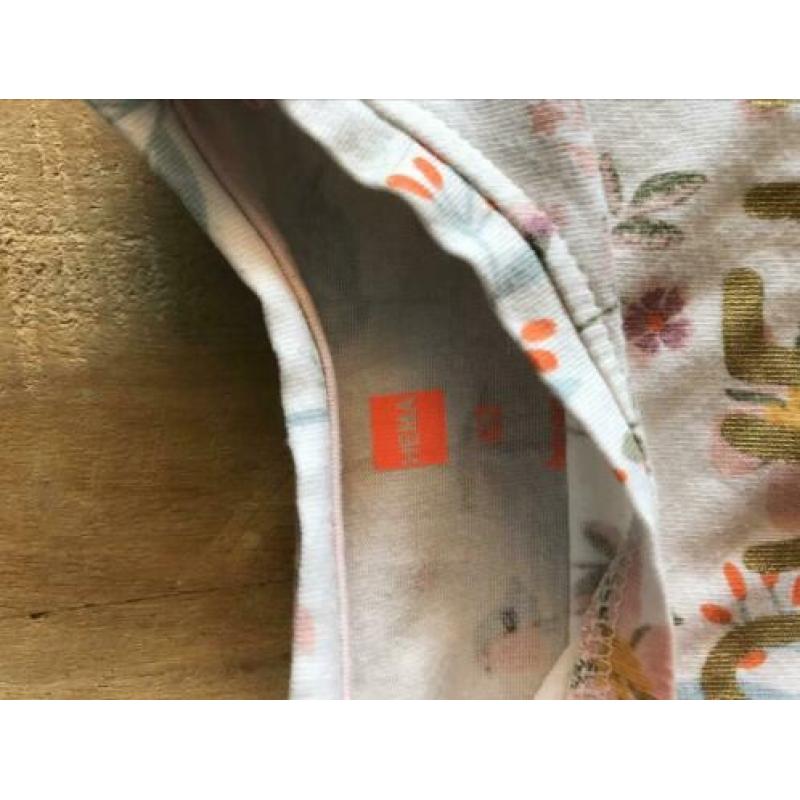 Shirtje met vogels en bloemen | maat 62