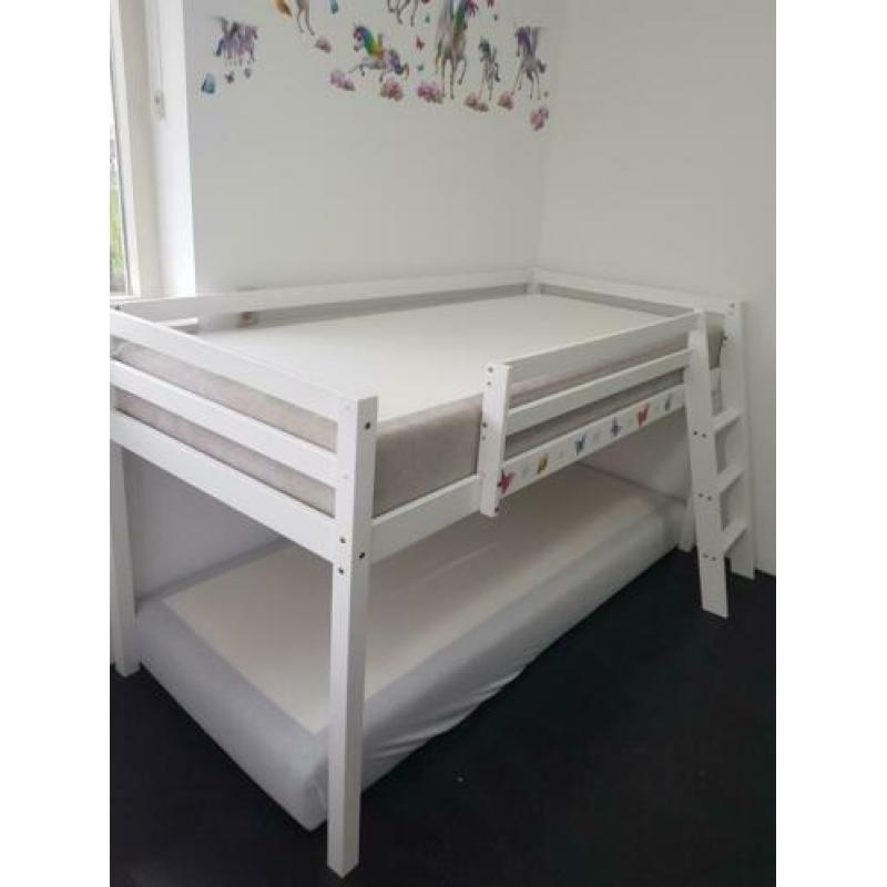 Mooie z.g.a.n. halfhoogslaper wit 1.10 hoog