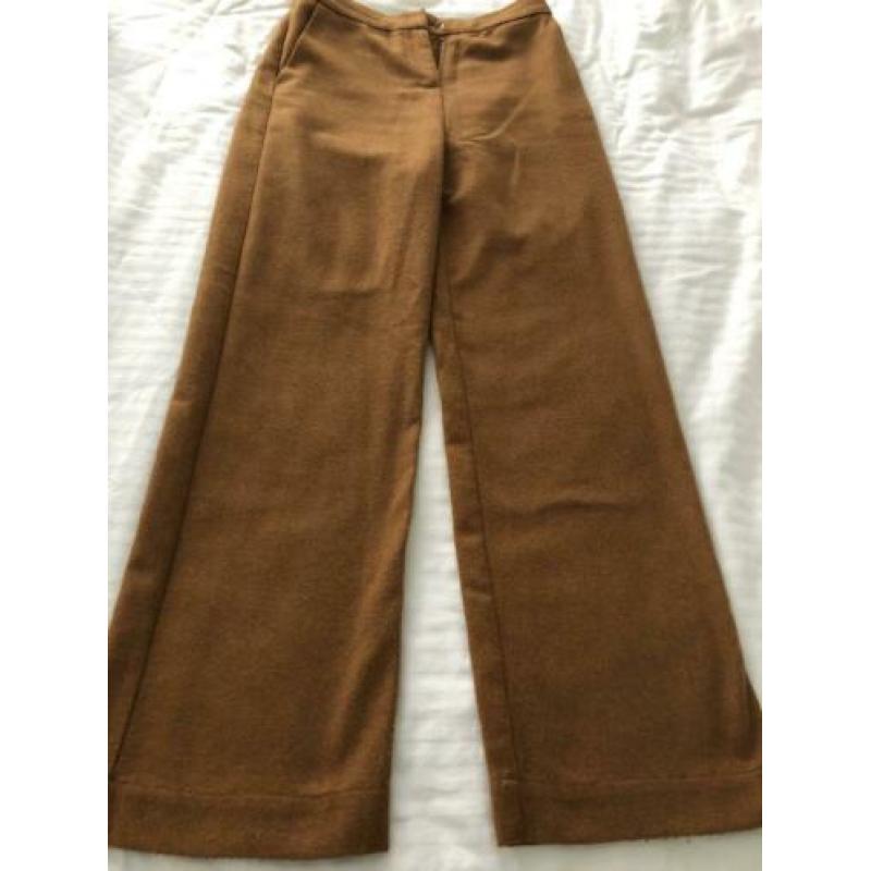 Broek xs oker geel wijde pijp soaked in luxury