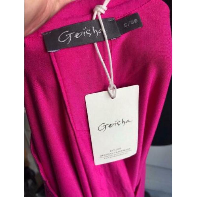 geisha top maat s roze nieuw