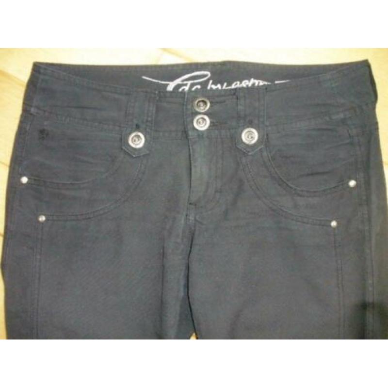 EDC by ESPRIT broek zwart long maat 36
