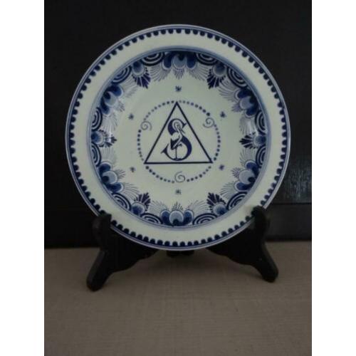 Delfts blauw bordje - ooijevaar