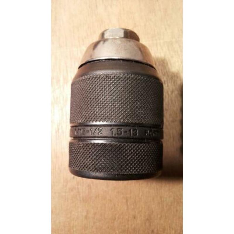 Nieuwe boorkop Röhm 1,5-13mm snelsp. bosch adapter pa6-gf35