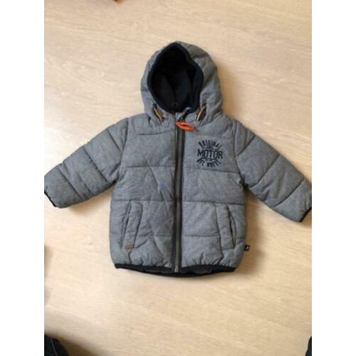 Jas blauw grijs babyface maat 68 jongen