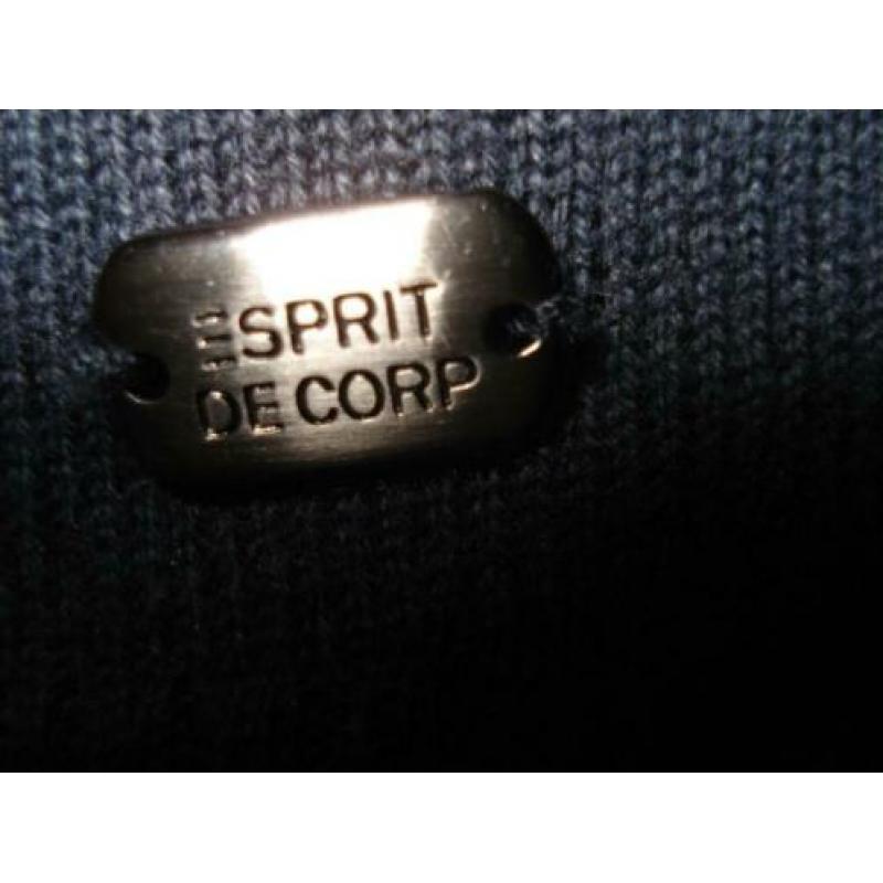 ESPRIT donkerblauwe trui maat L