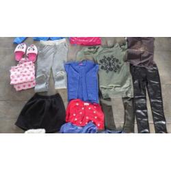 Kledingpakket meisje 19 delig maat 128 / 134 kleding pakket