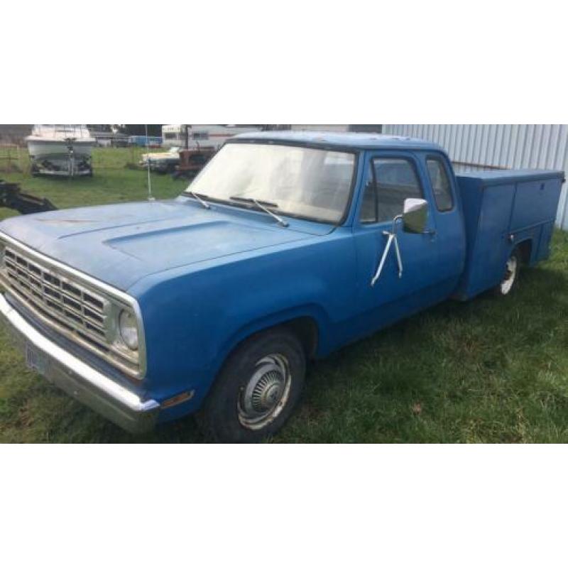 Vandaag deze geweldige ‘74 dodge club cab gekocht..