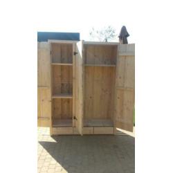 Kledingkast steigerhout