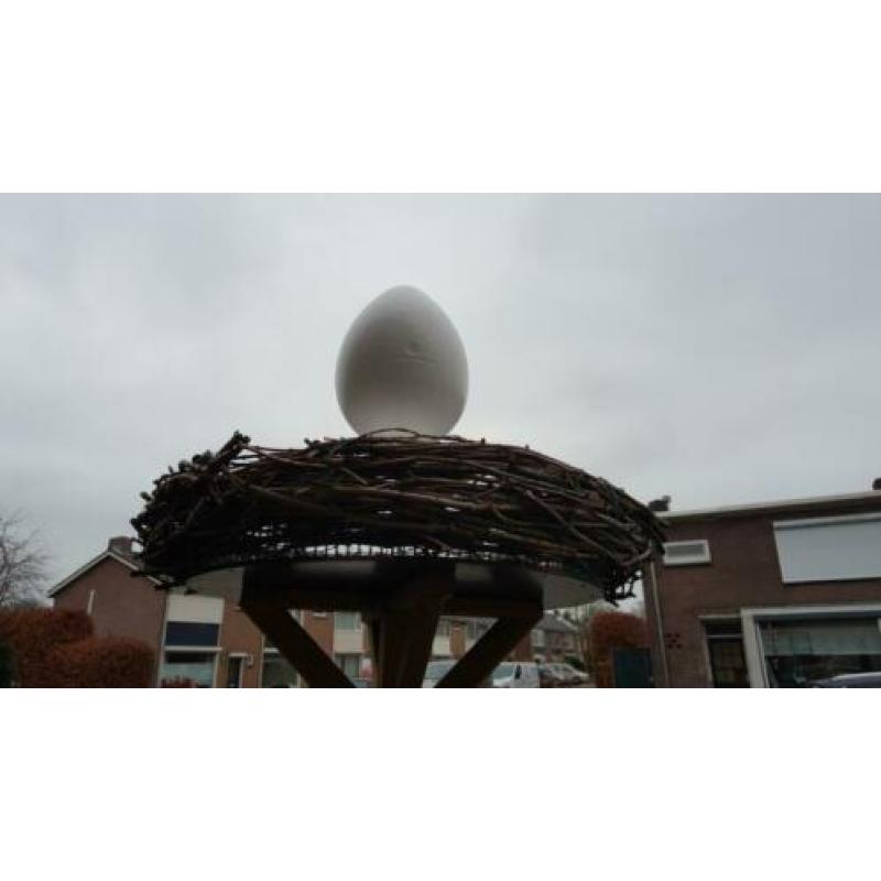Super leuk Ooievaarsnest (L) incl. Ei, Ooievaar enz.