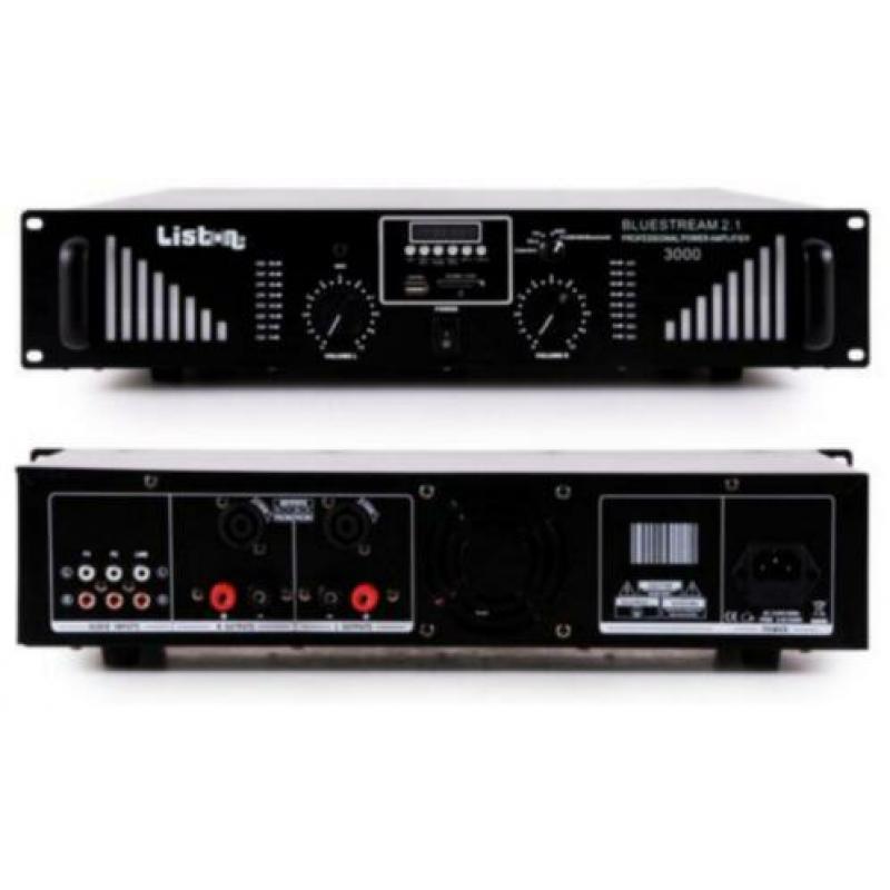 3000W Versterker Amplifier Veel Funkties. Disco Bioscoop etc