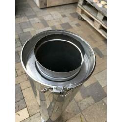 Schiedel Dubbelwandige rookkanaal 125mm RVS