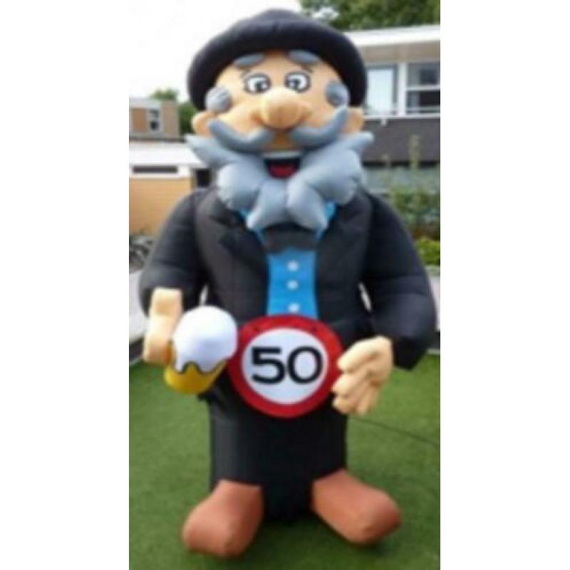 Abraham met wandelstok opblaasbaar te huur in Rotterdam