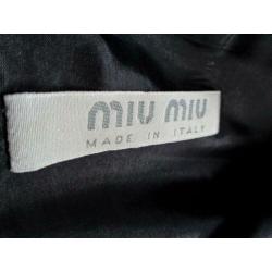 MIU MIU kalfs leren jurk, IT44-EU38, Origineel en NIEUW