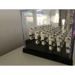Lego star wars poppetjes met display