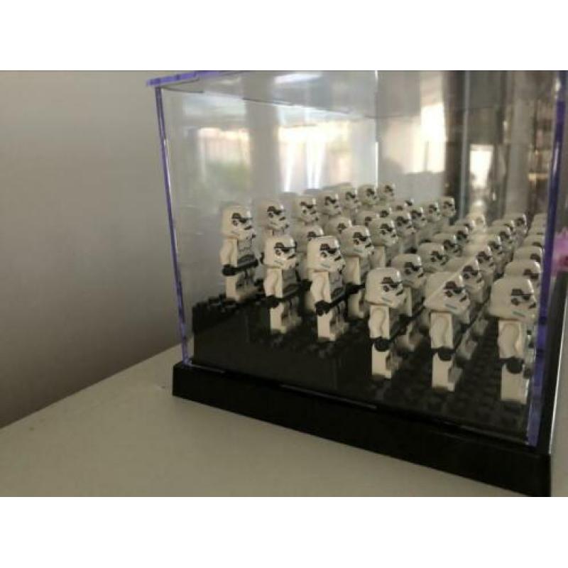 Lego star wars poppetjes met display