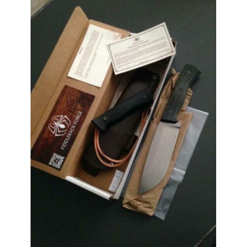Fiddleback Forged Camp knife - CPM 3V - bushcraft mes / dolk