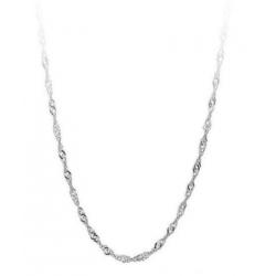 Nieuw! 925 sterling zilveren Collier gedraaid - ketting