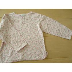 Schattige roze pyjama met bloemen van Feetje mt. 116