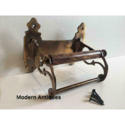 Antiek Victoriaanse Toiletrolhouder vintage / toilettafel