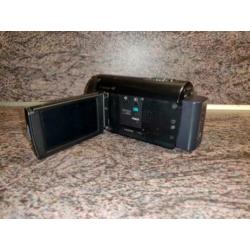 Sony Handycam HDR-CX305E Zwart + Etui + Extra accu
