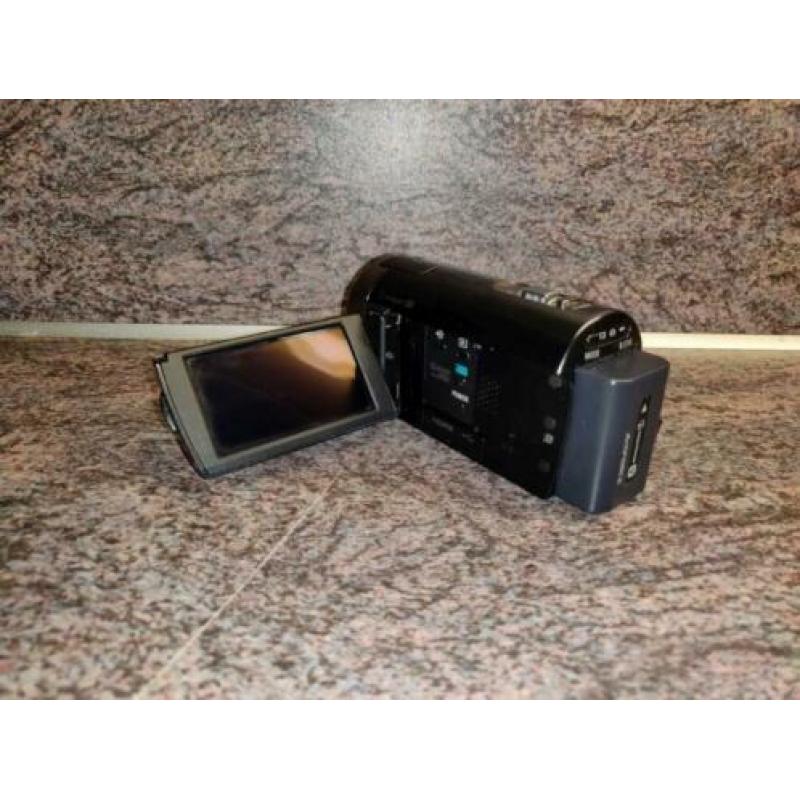 Sony Handycam HDR-CX305E Zwart + Etui + Extra accu