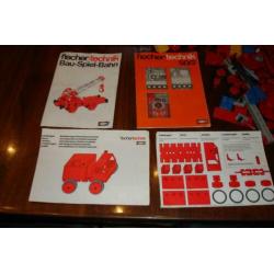 Fischer technik vintage doos xl veel grote set met boekjes!