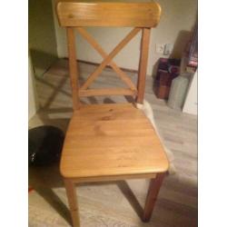 6 Ikea eetkamer stoelen