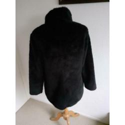 Teddy jas zwart mt l
