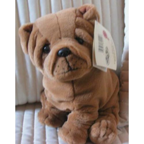 Pluche hondjes ( vader,moeder en pup)